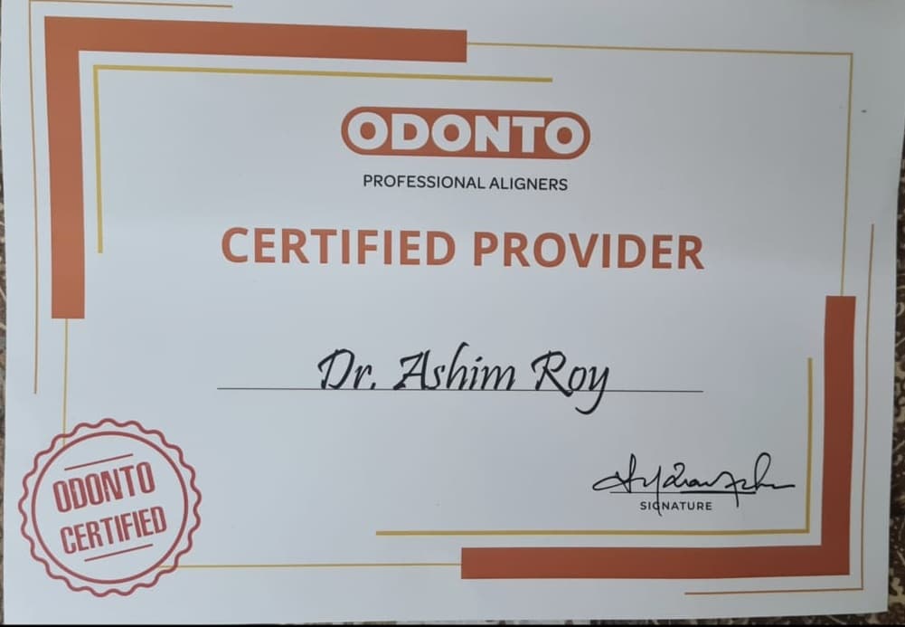 Odonto Certified Provider Certificate